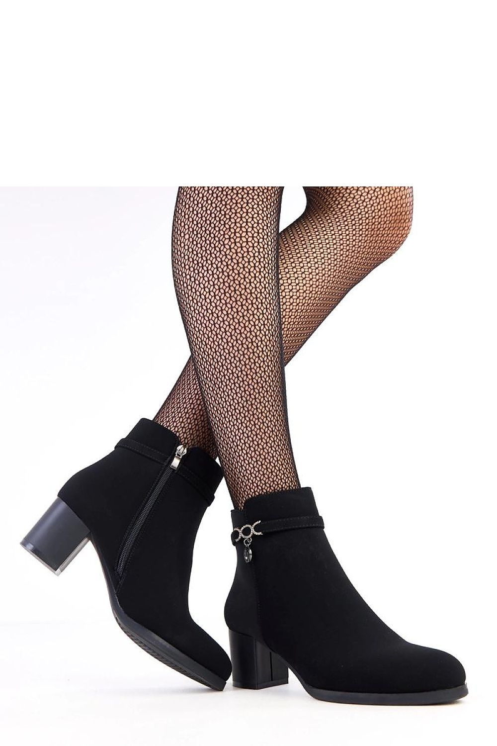  Botine cu toc model 218815 Solea 