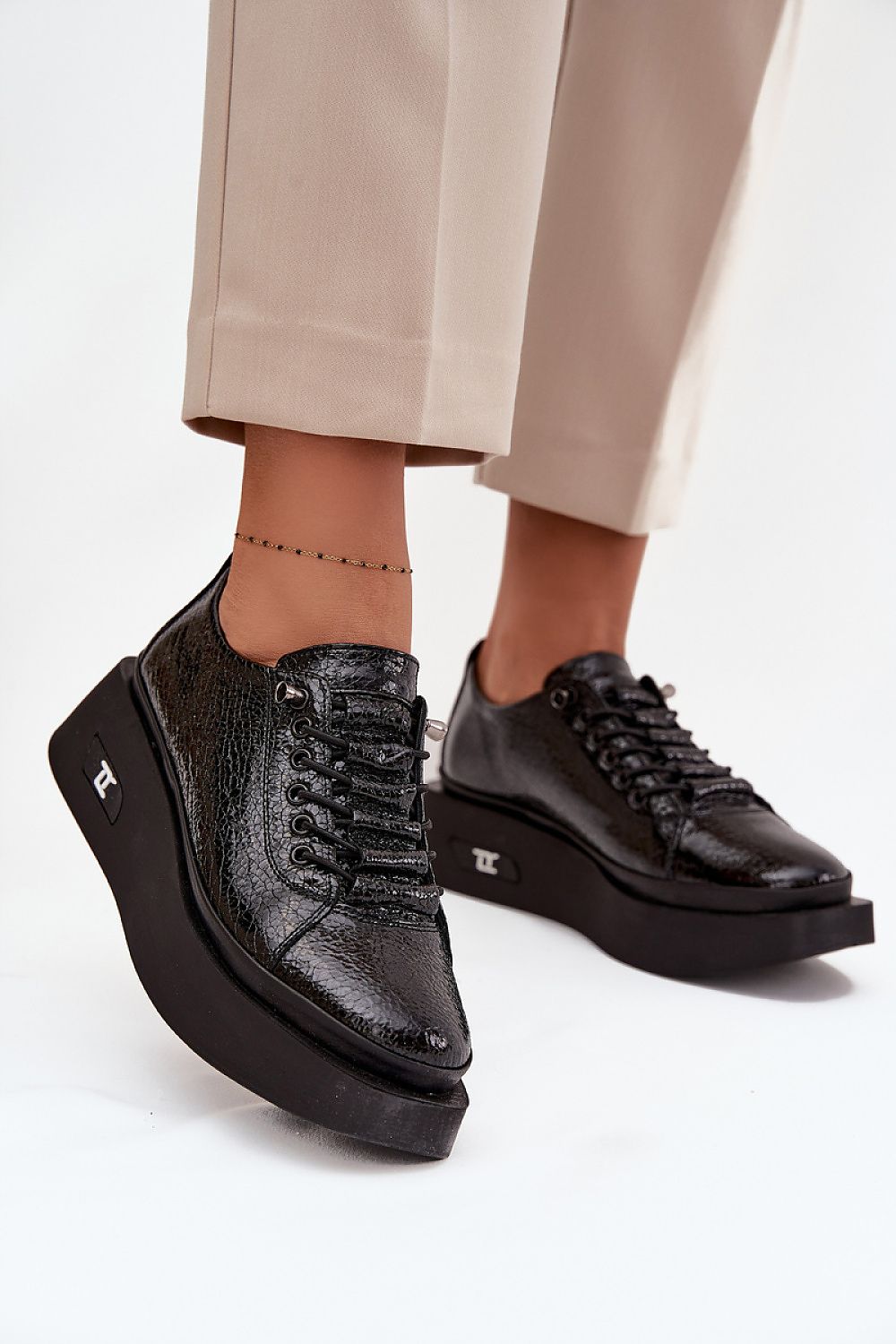 Pantofi sport cu platformă model 219103 Step in style 