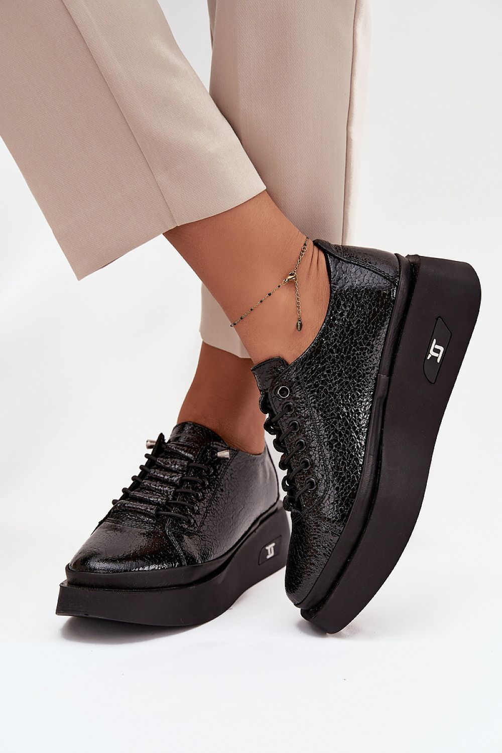  Pantofi sport cu platformă model 219103 Step in style 