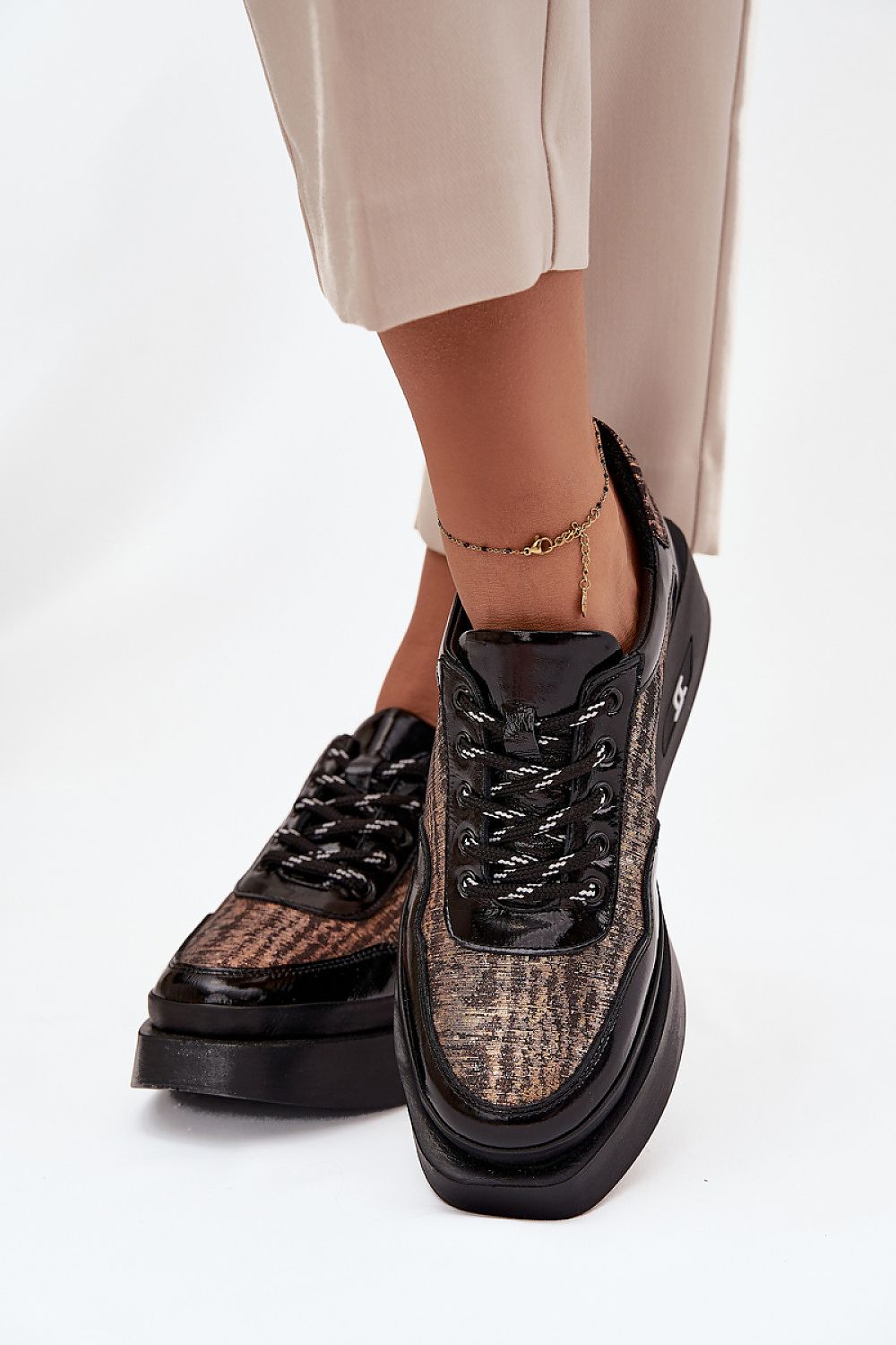  Pantofi sport cu platformă model 219105 Step in style 