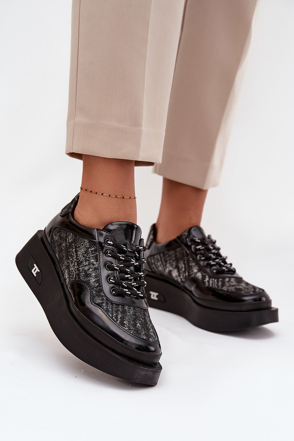  Pantofi sport cu platformă model 219107 Step in style 