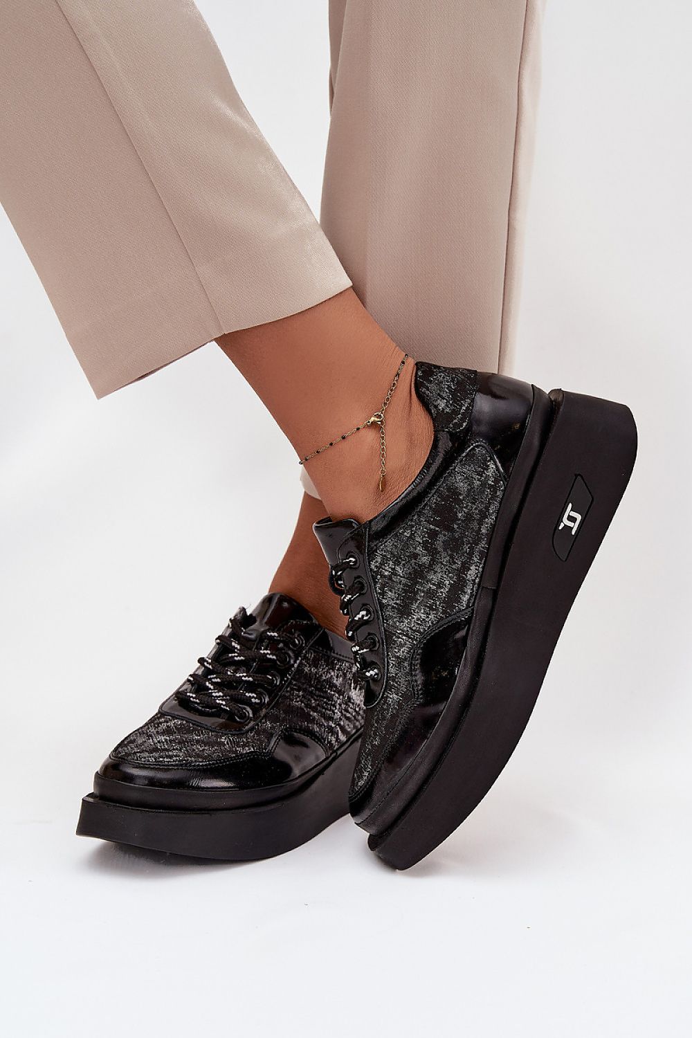  Pantofi sport cu platformă model 219107 Step in style 