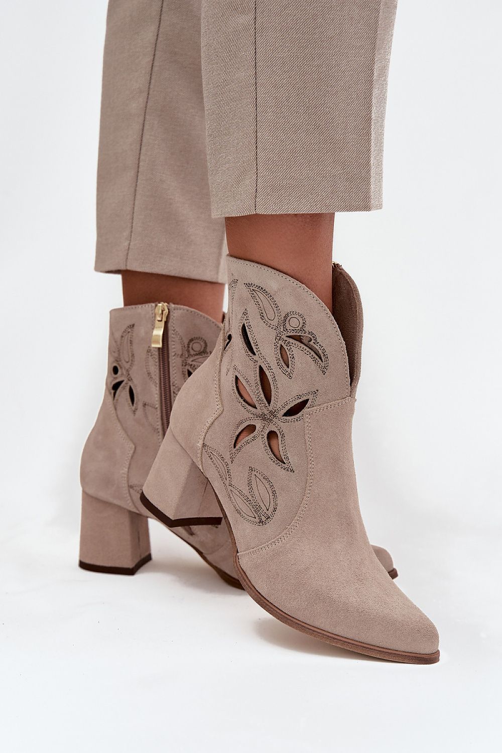  Botine cu toc model 219133 Step in style 