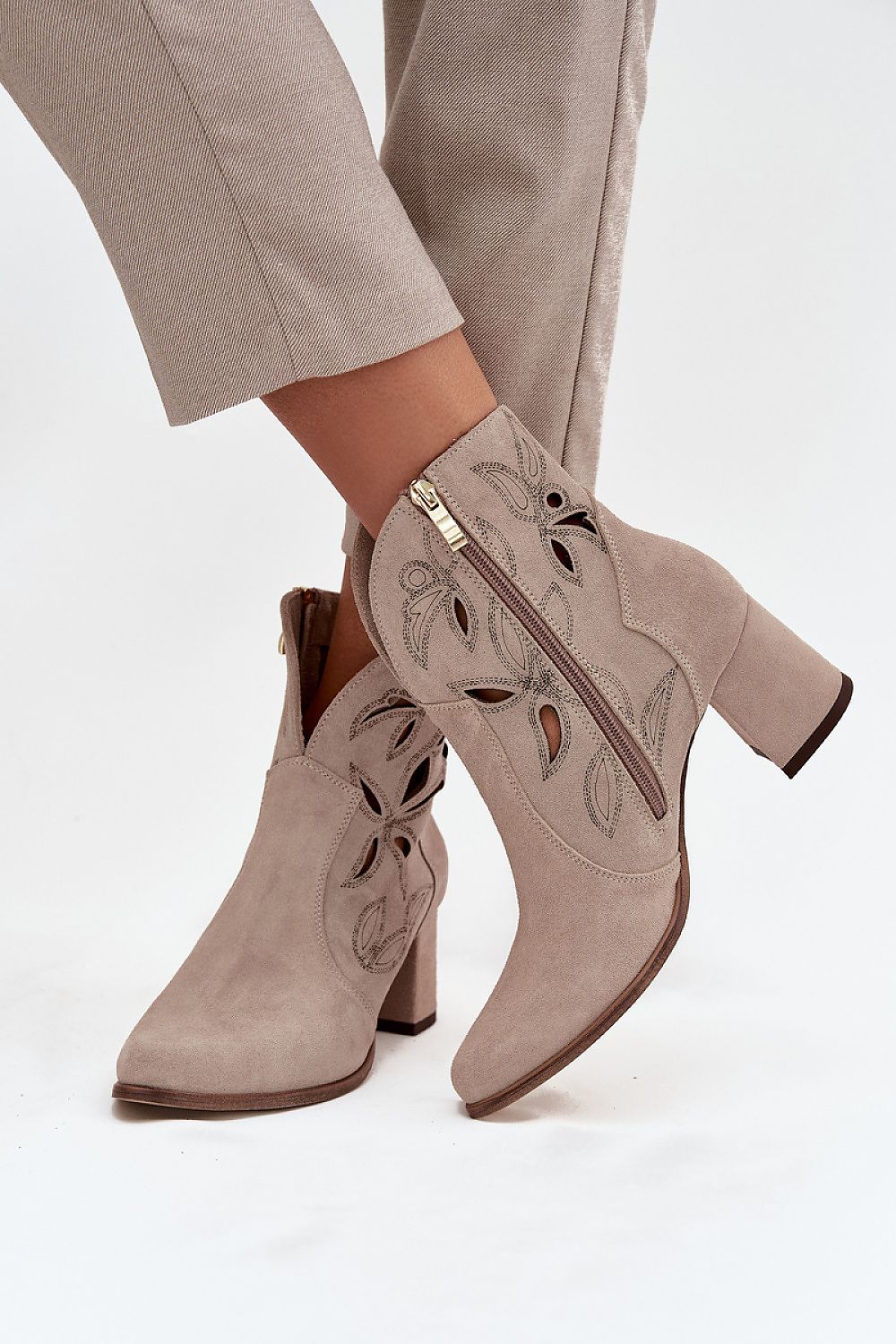  Botine cu toc model 219133 Step in style 