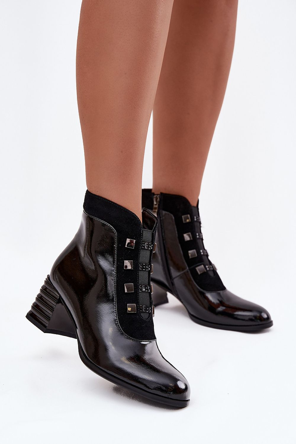  Botine cu toc model 219244 Step in style 