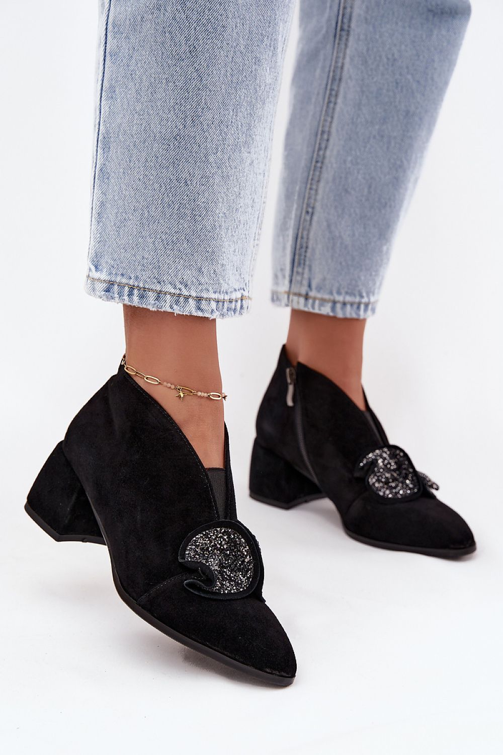  Botine cu toc model 219245 Step in style 