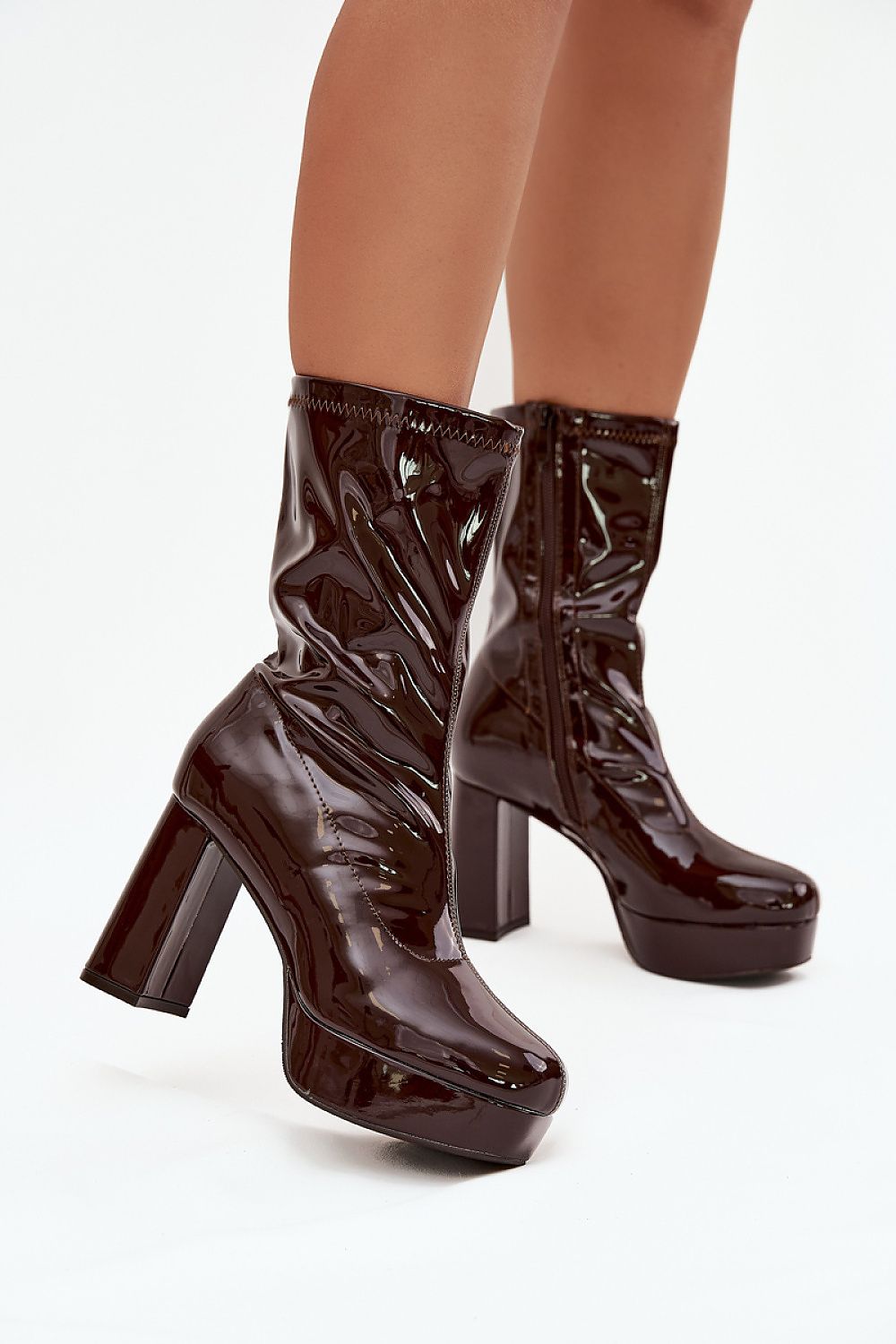  Botine cu toc model 219265 Step in style 
