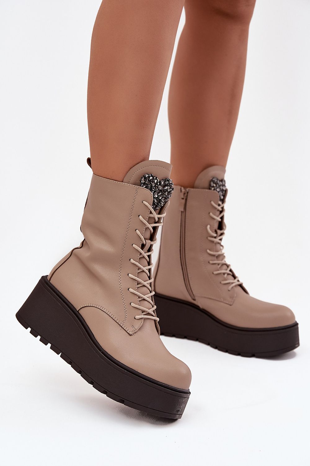  Botine cu platformă model 219269 Step in style 