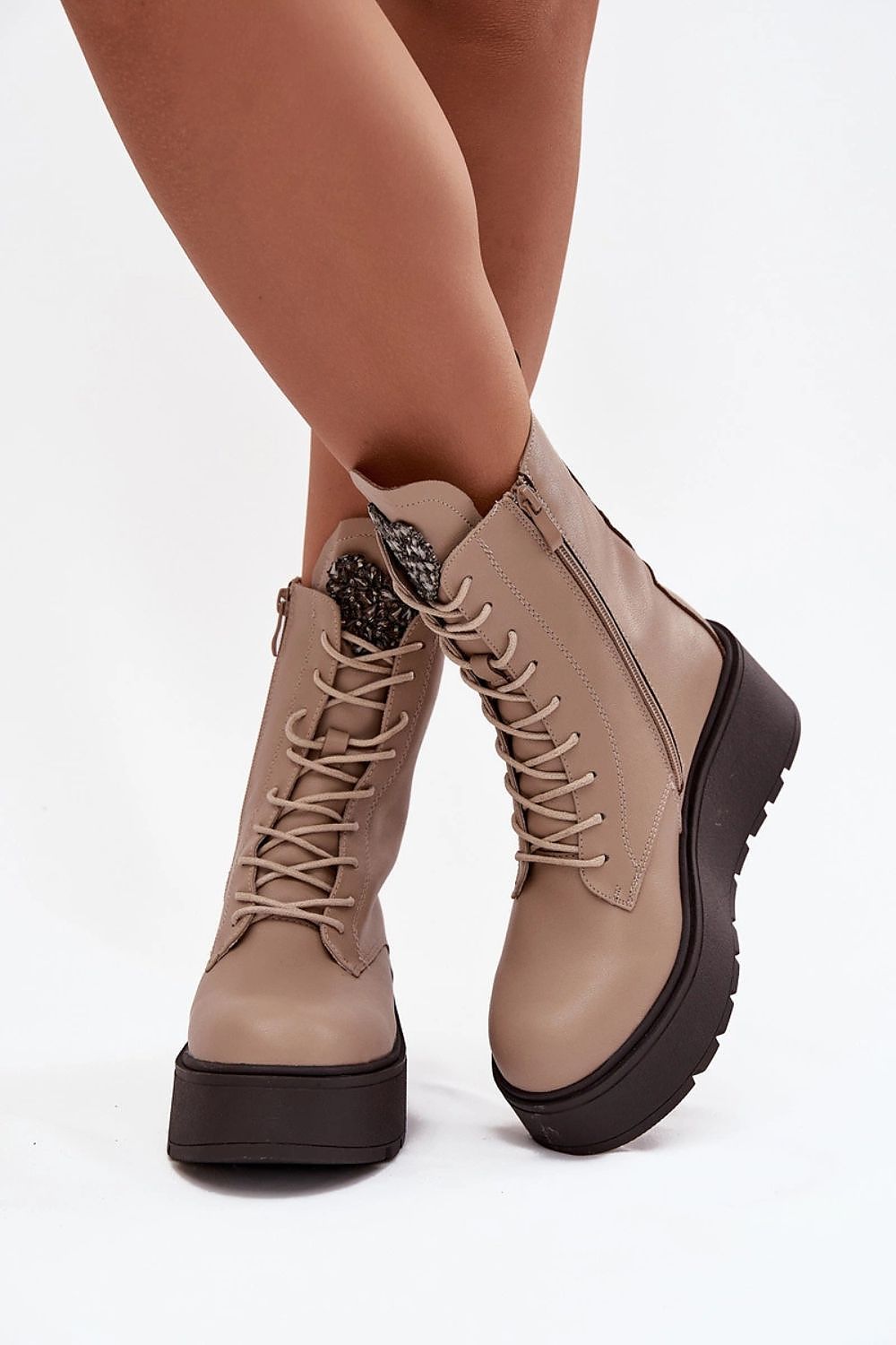  Botine cu platformă model 219269 Step in style 