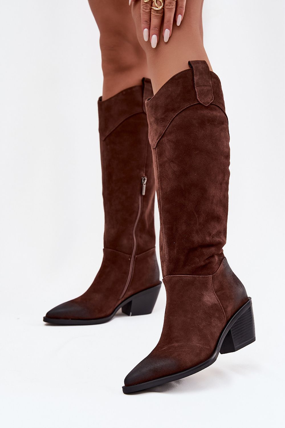  Cizme cu toc model 219399 Step in style 