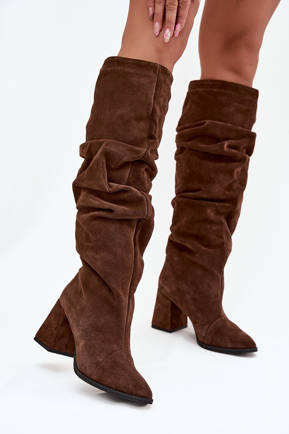  Cizme cu toc model 219401 Step in style 