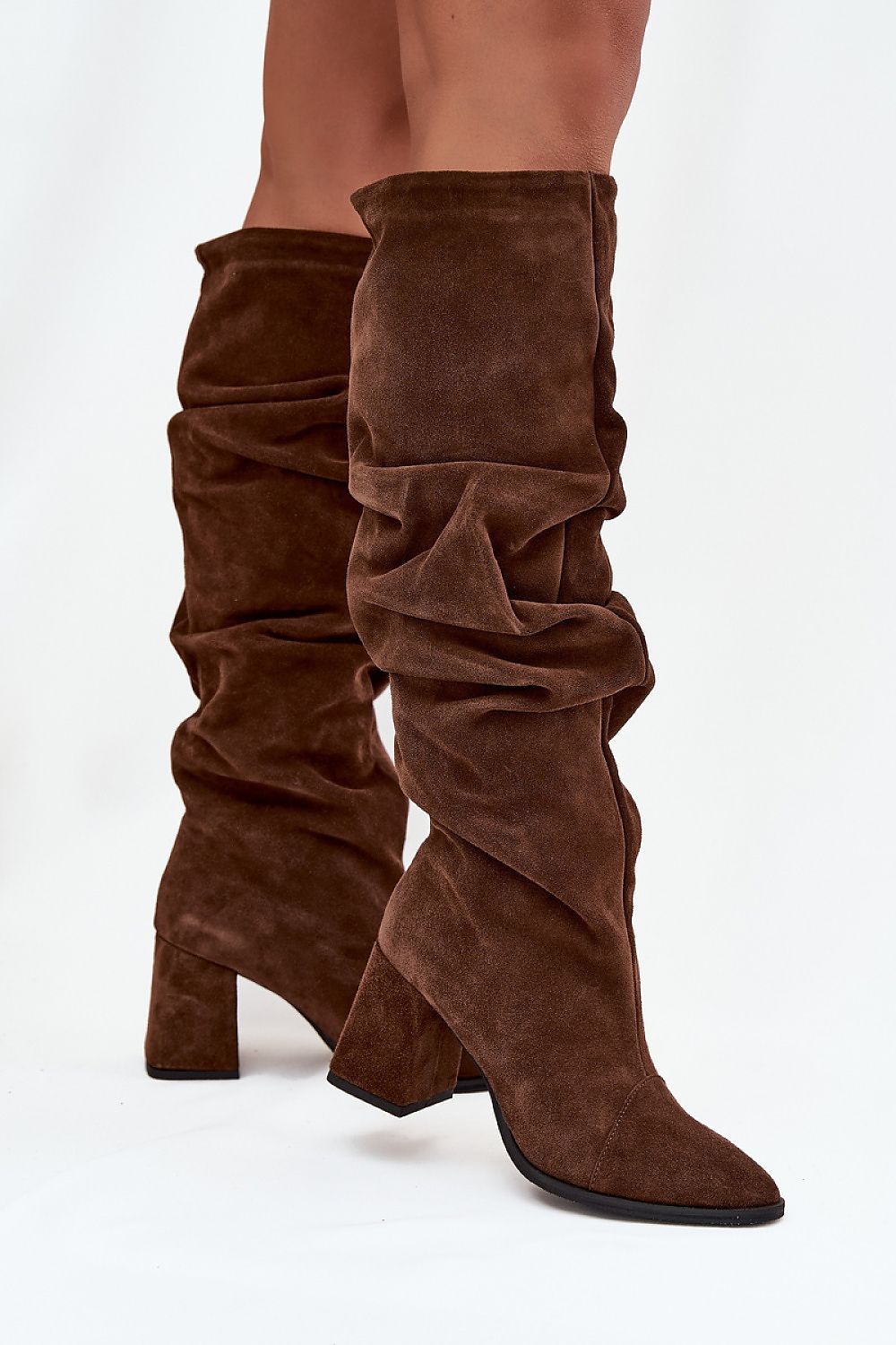  Cizme cu toc model 219401 Step in style 