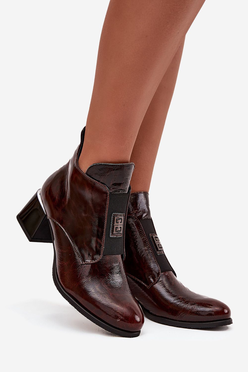  Botine cu toc model 219404 Step in style 