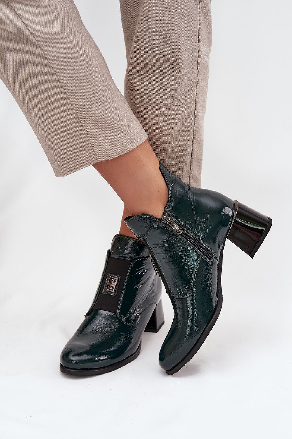  Botine cu toc model 219405 Step in style 