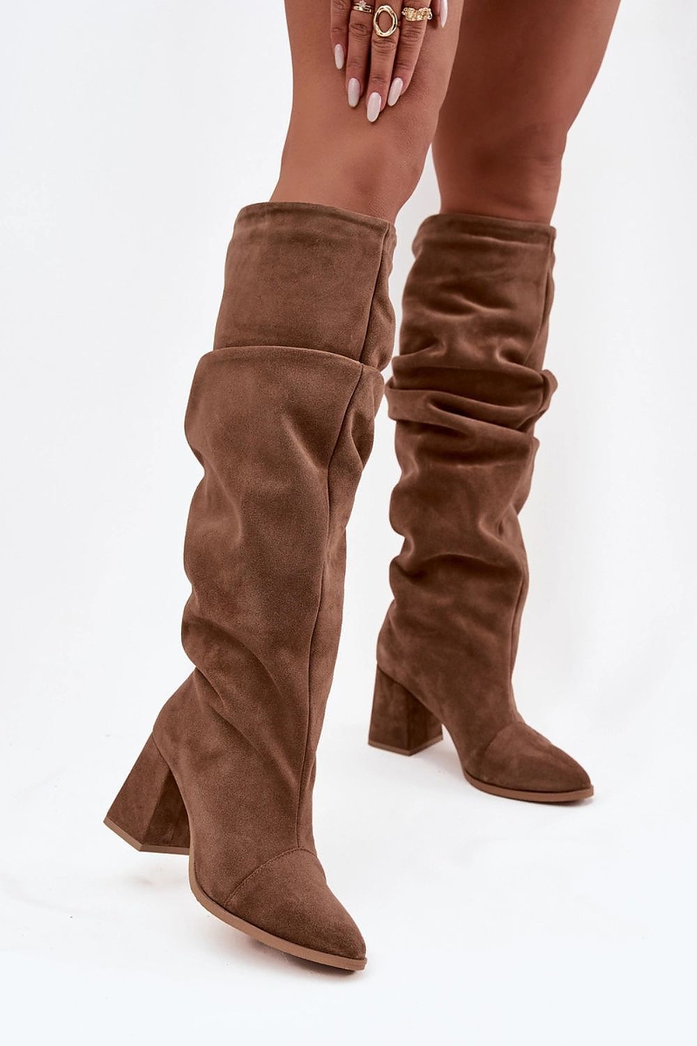  Cizme cu toc model 219402 Step in style 