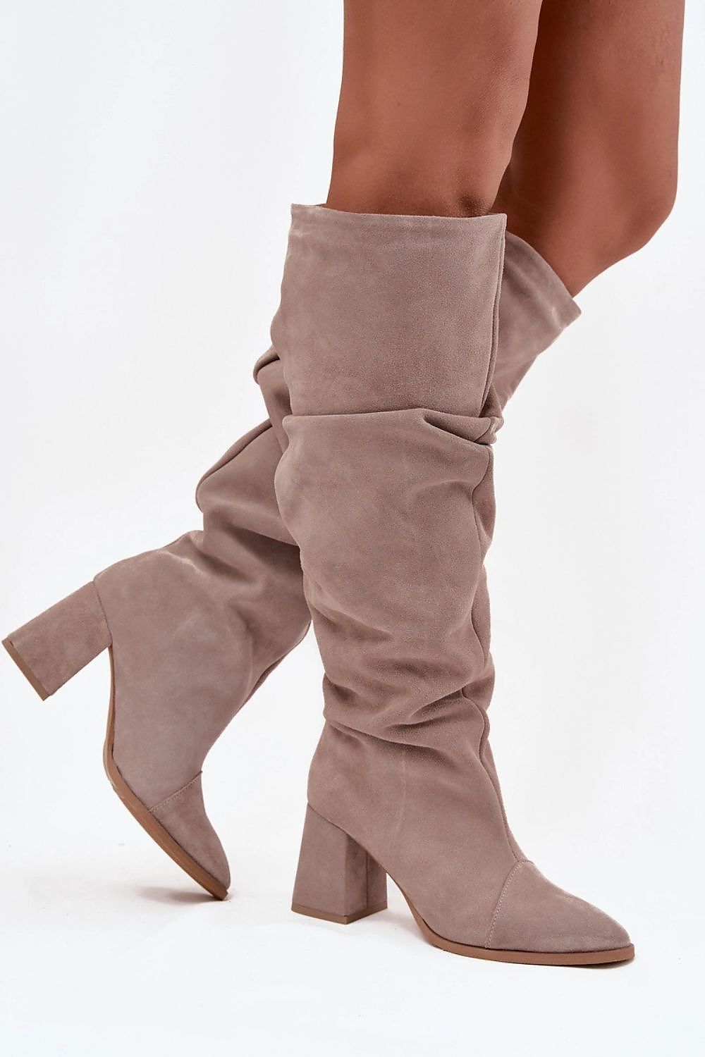  Cizme cu toc model 219403 Step in style 