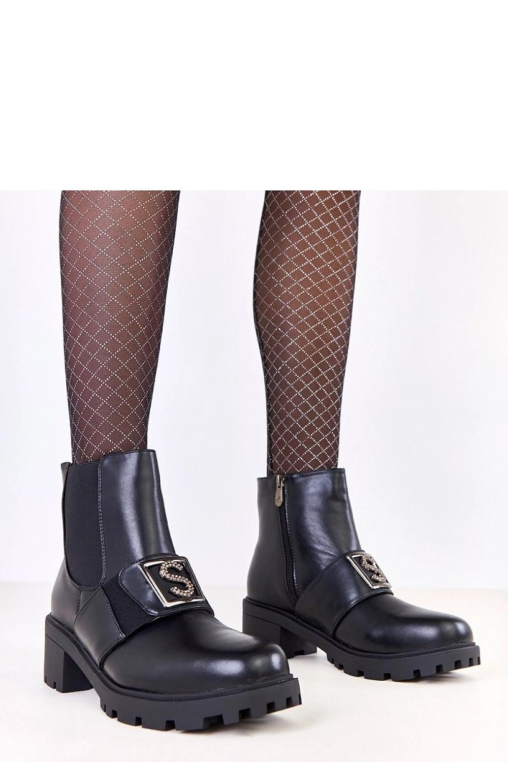  Botine cu toc model 219409 Solea 