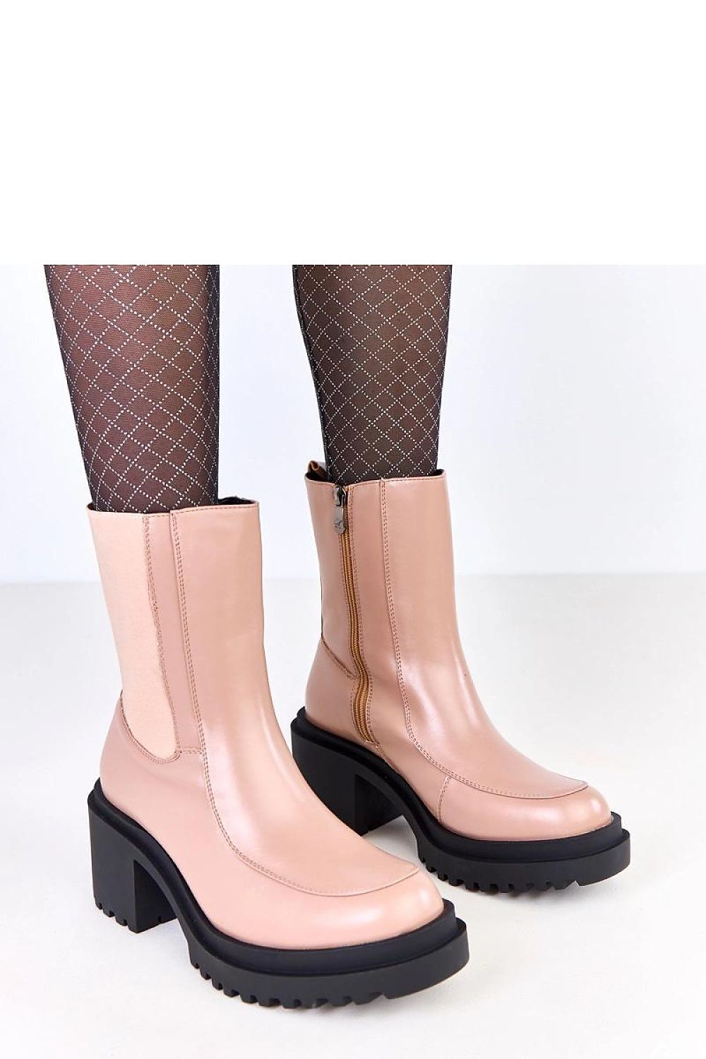  Botine cu toc model 219414 Solea 