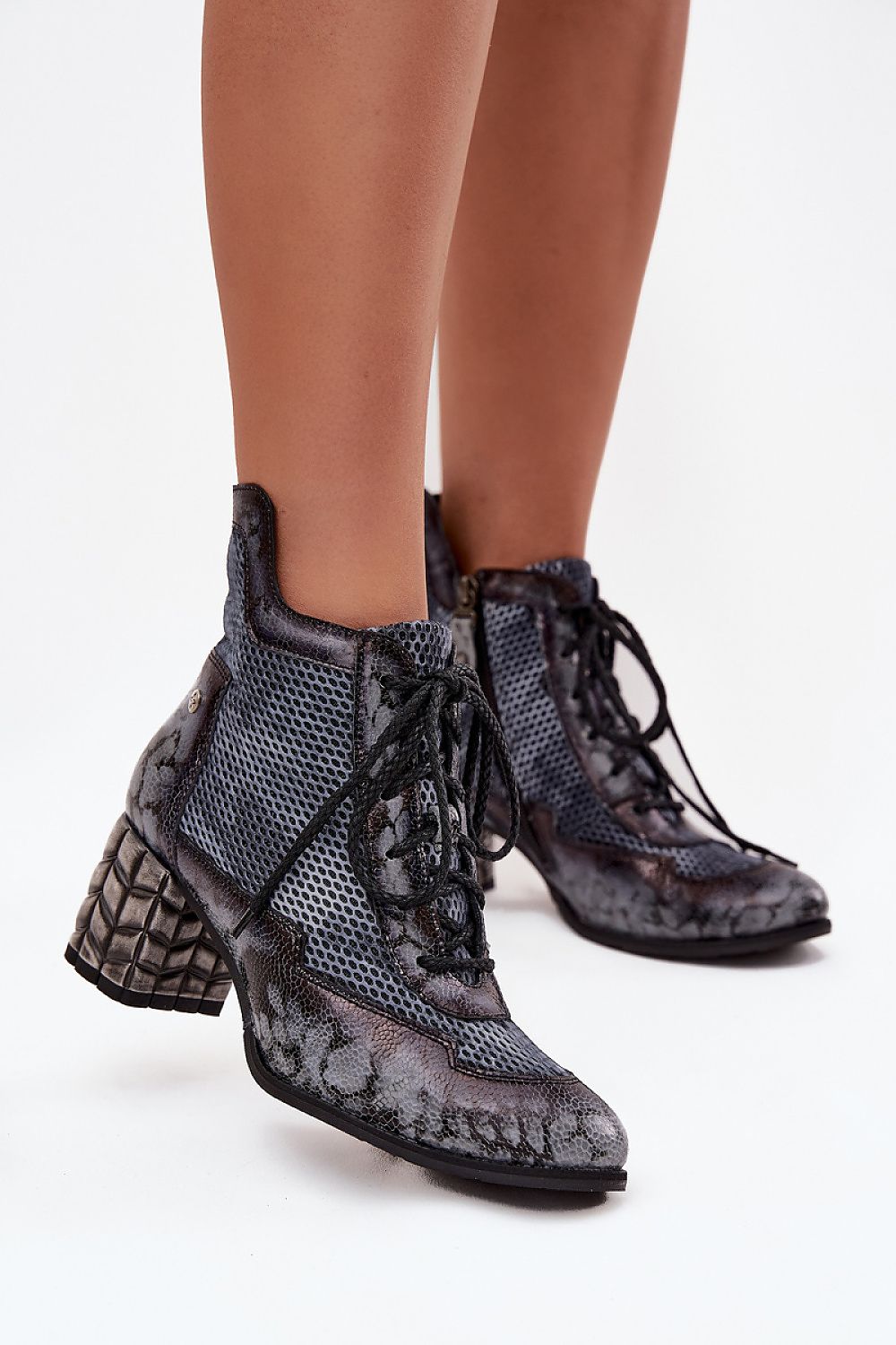  Botine cu toc model 219582 Step in style 