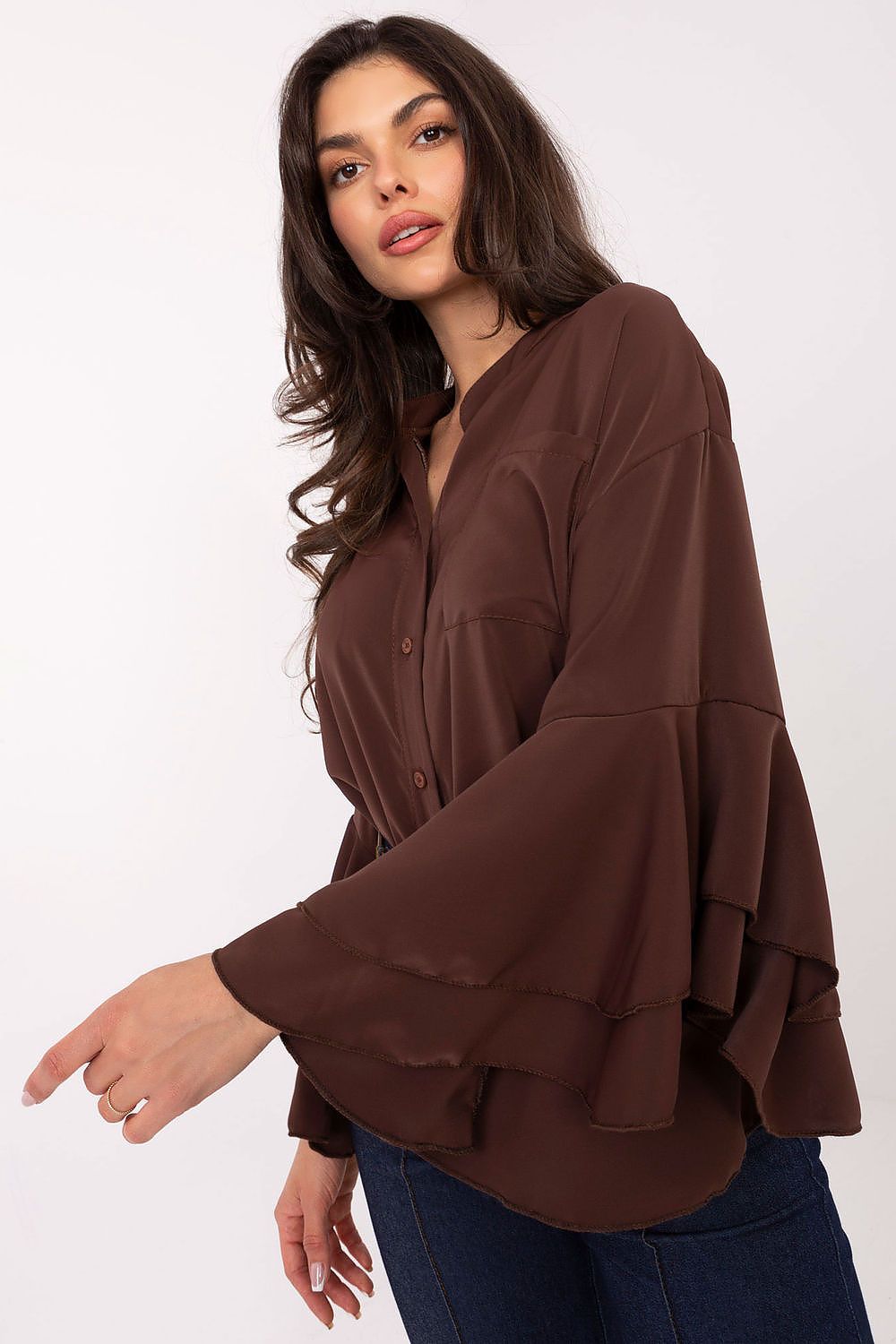  Cămaşă cu mânecă lungă model 219625 Rue Paris 