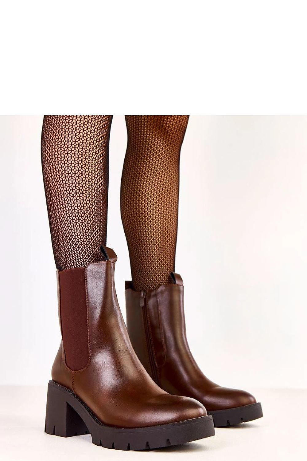  Botine cu toc model 219640 Solea 