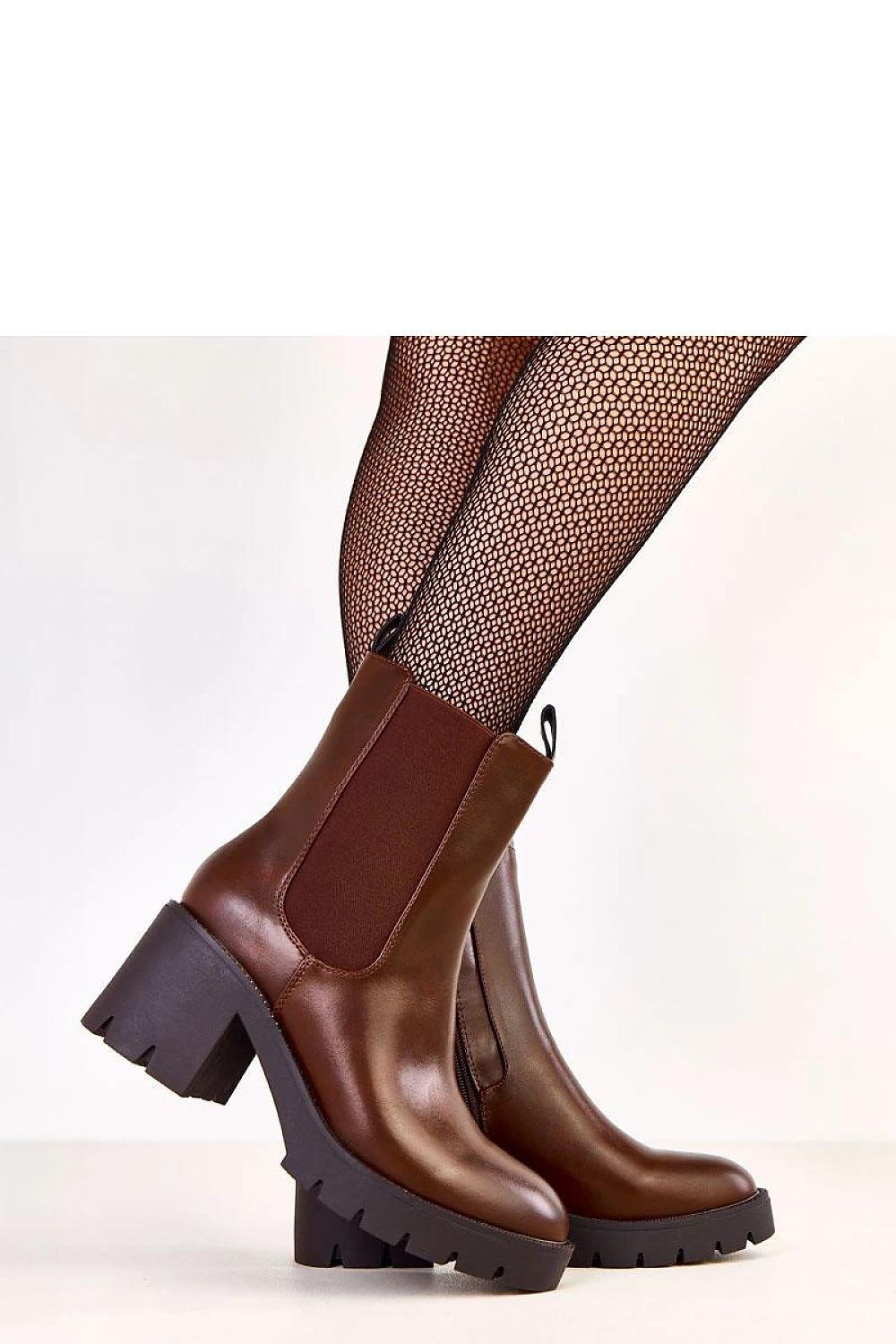  Botine cu toc model 219640 Solea 