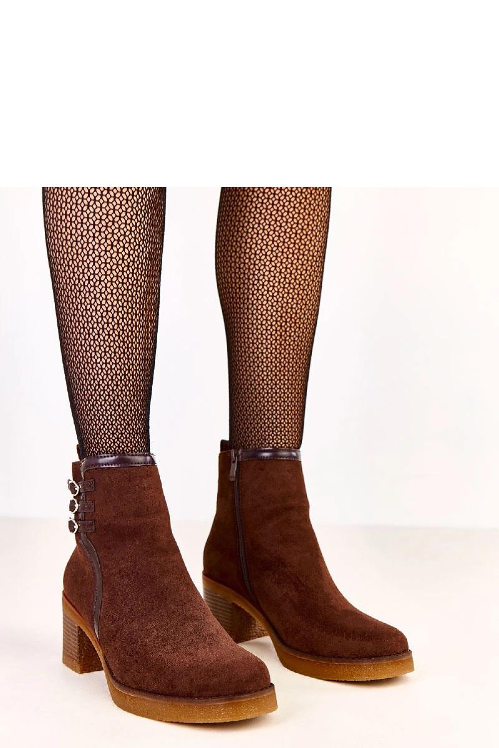  Botine cu toc model 219643 Solea 