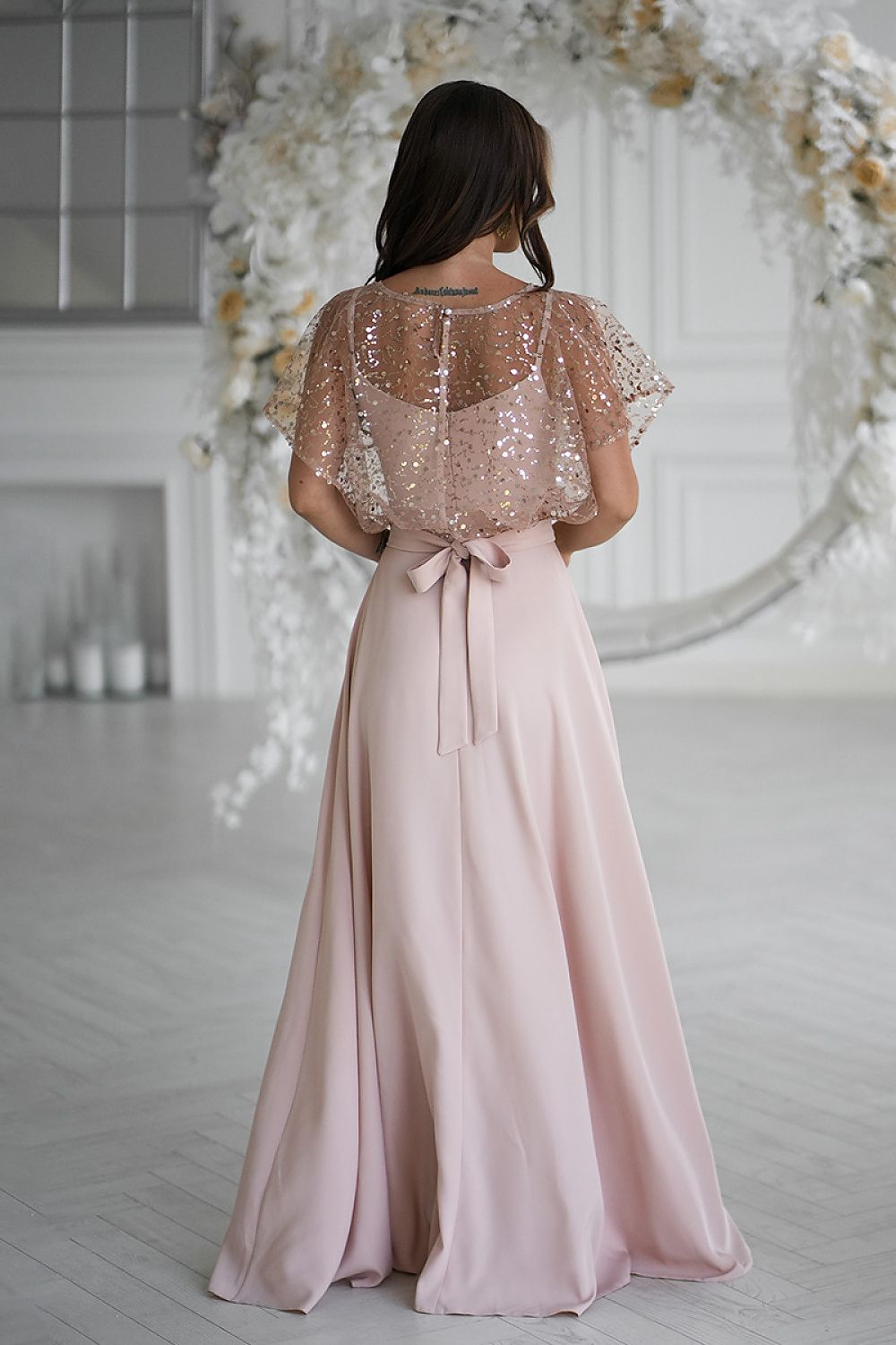  Rochie lungă model 219689 Bicotone 