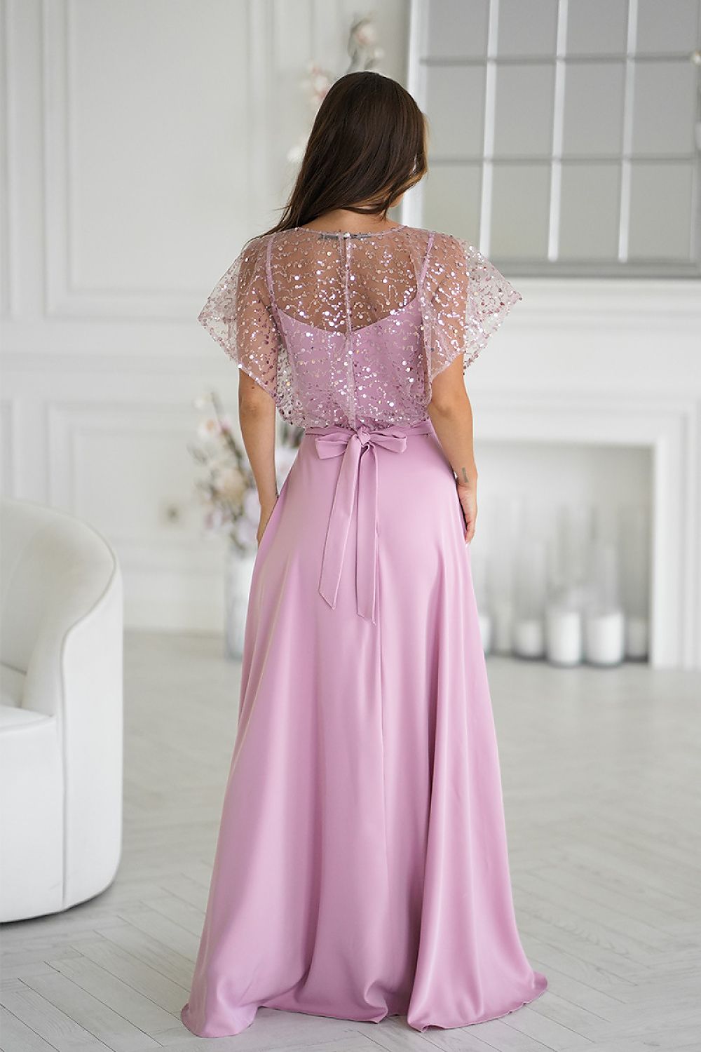  Rochie lungă model 219690 Bicotone 