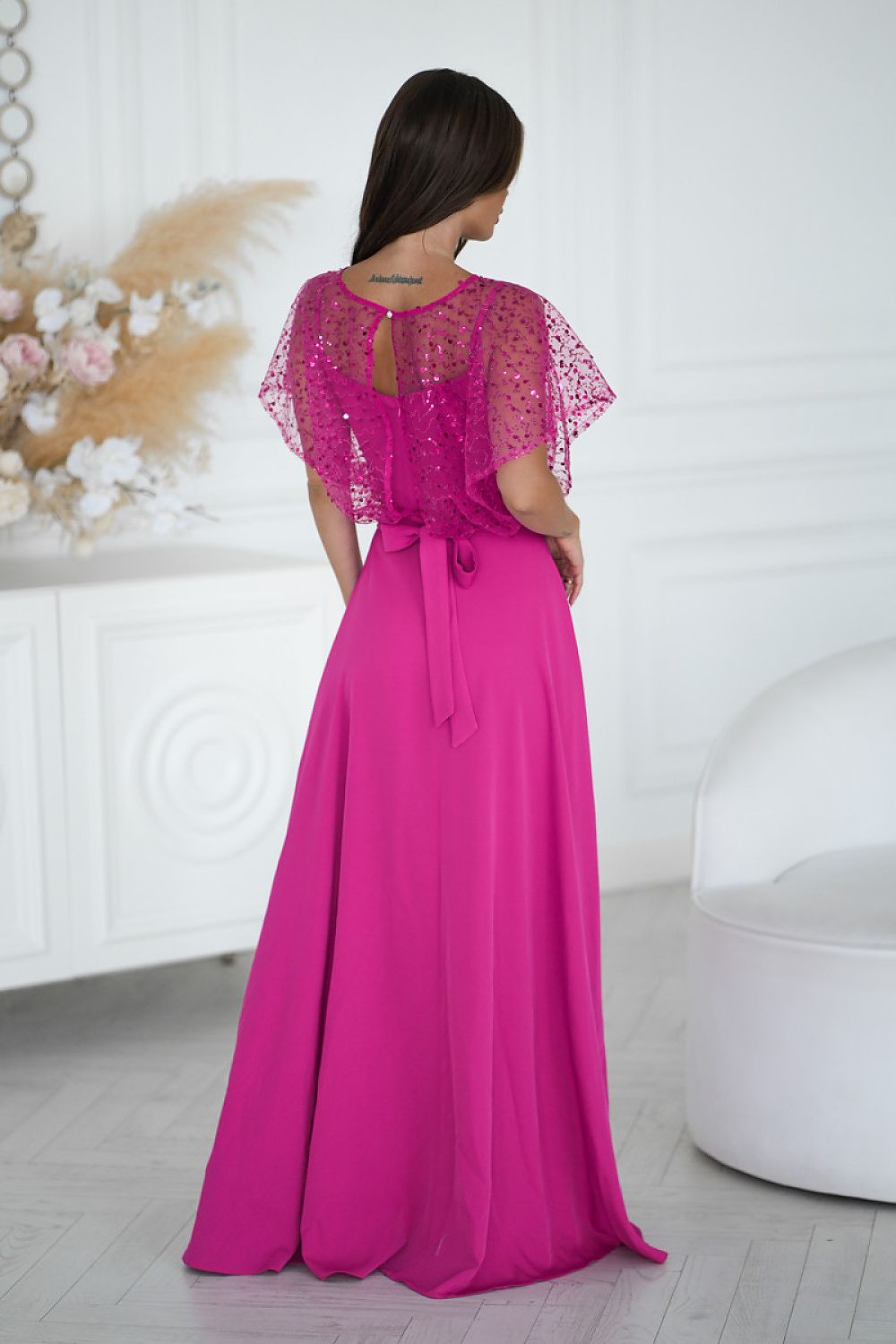  Rochie lungă model 219692 Bicotone 