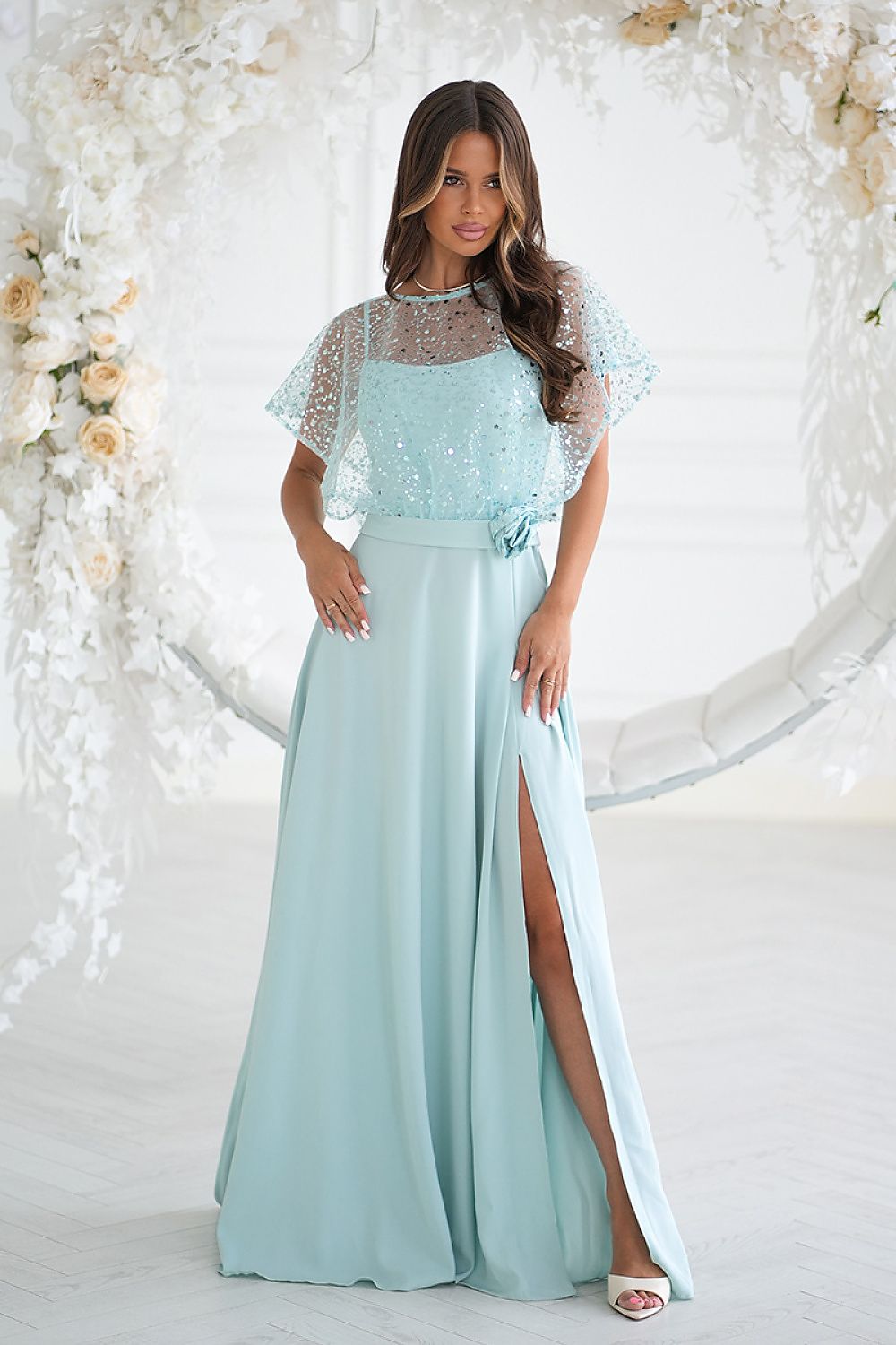  Rochie lungă model 219695 Bicotone 