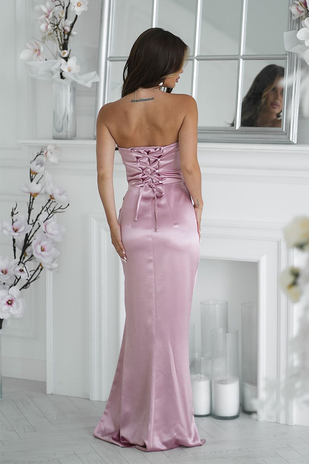  Rochie lungă model 219711 Bicotone 