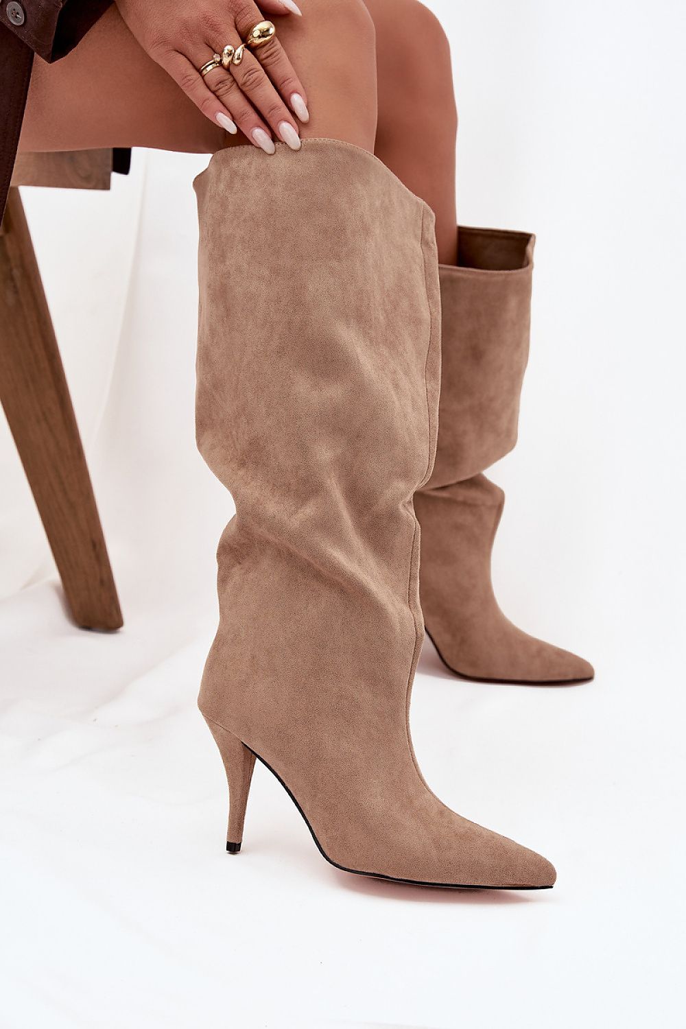  Cizme cu toc model 219854 Step in style 