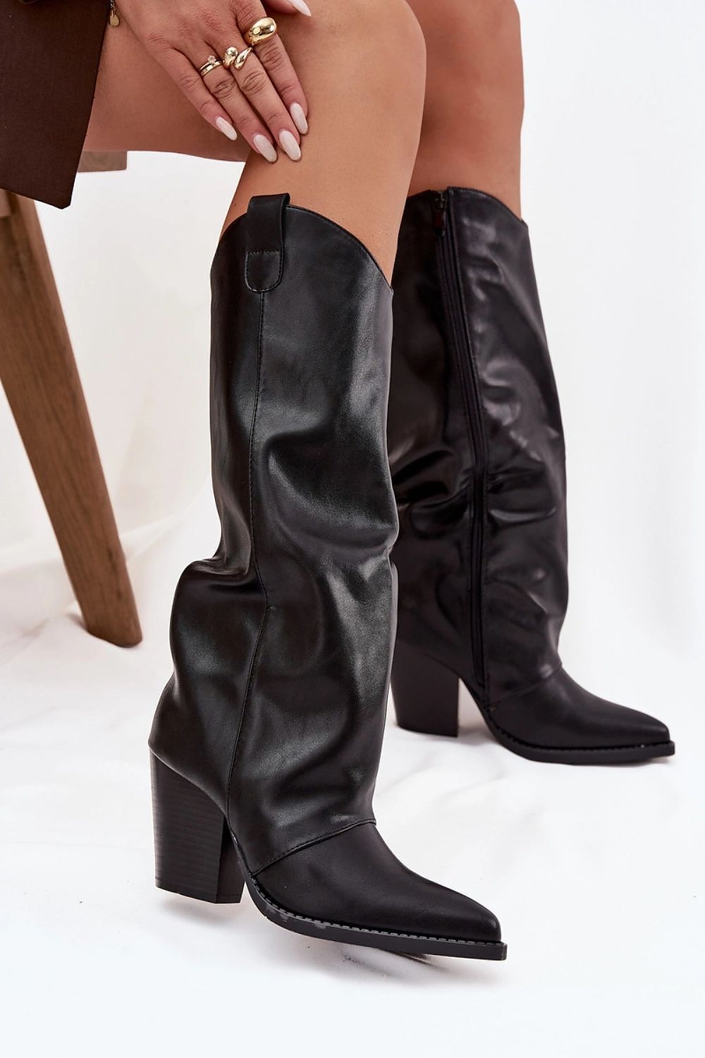  Cizme cu toc model 219856 Step in style 