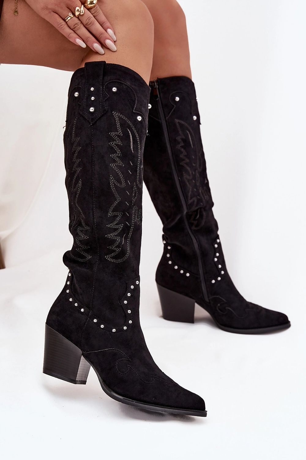  Cizme cu toc model 219859 Step in style 