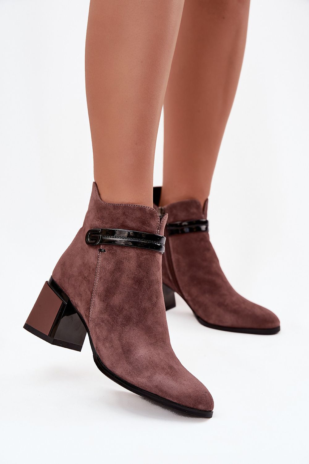  Botine cu toc model 220198 Step in style 