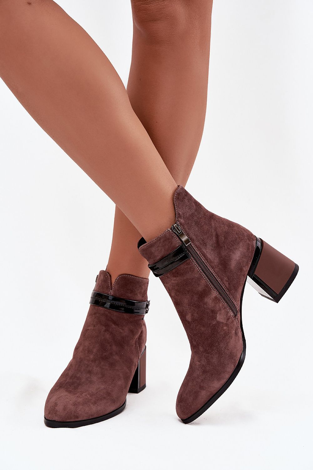  Botine cu toc model 220198 Step in style 
