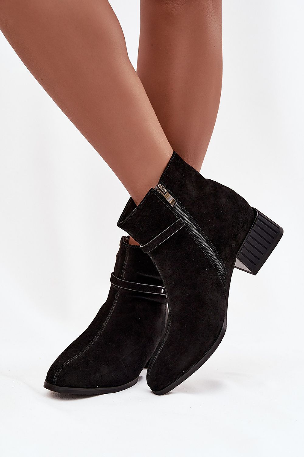  Botine cu toc model 220200 Step in style 