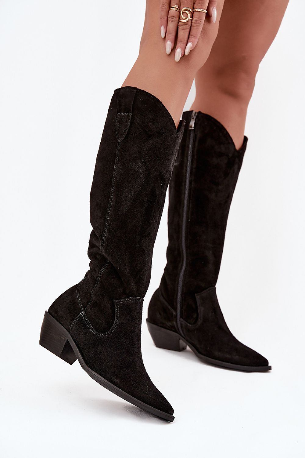  Cizme cu toc model 220210 Step in style 