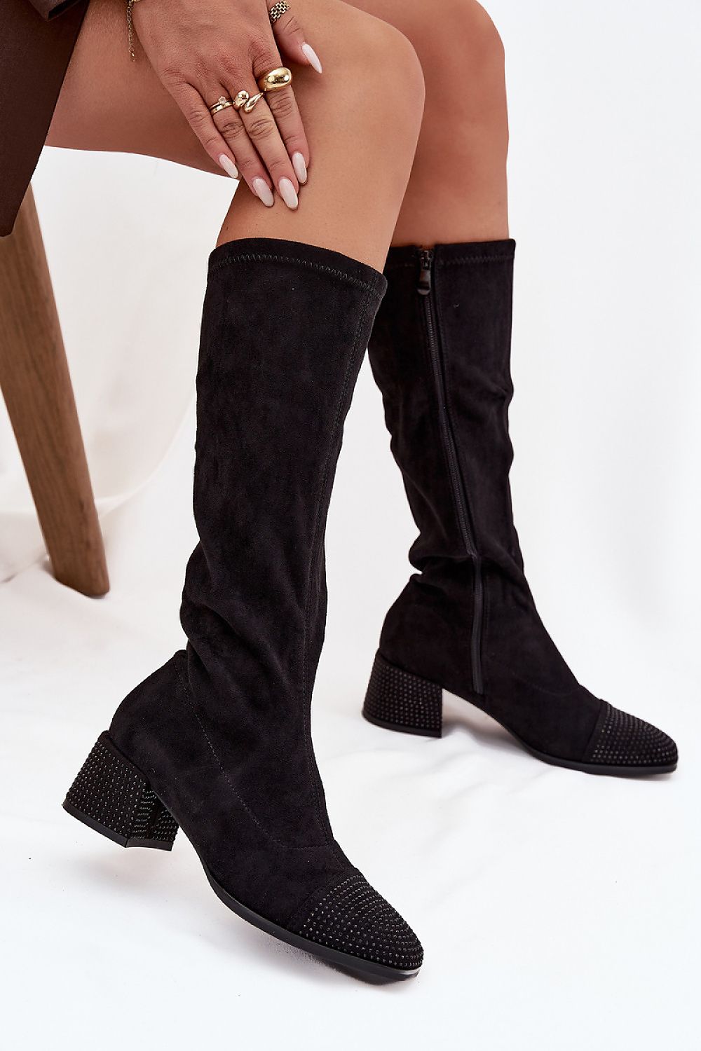  Cizme cu toc model 220220 Step in style 