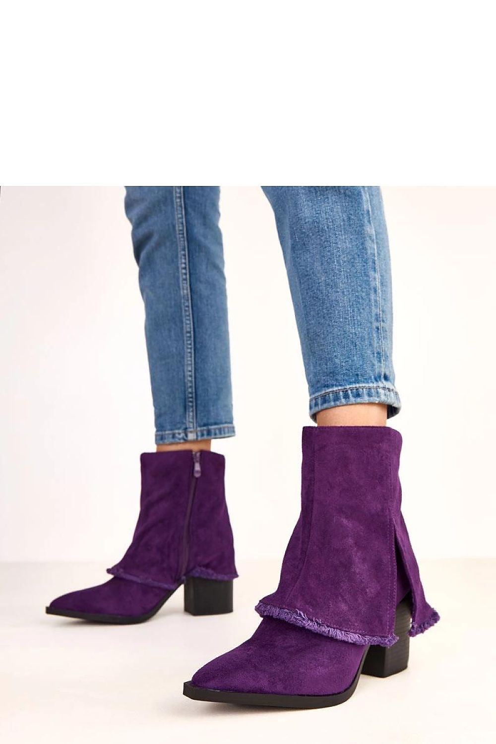  Botine cu toc model 220269 Solea 