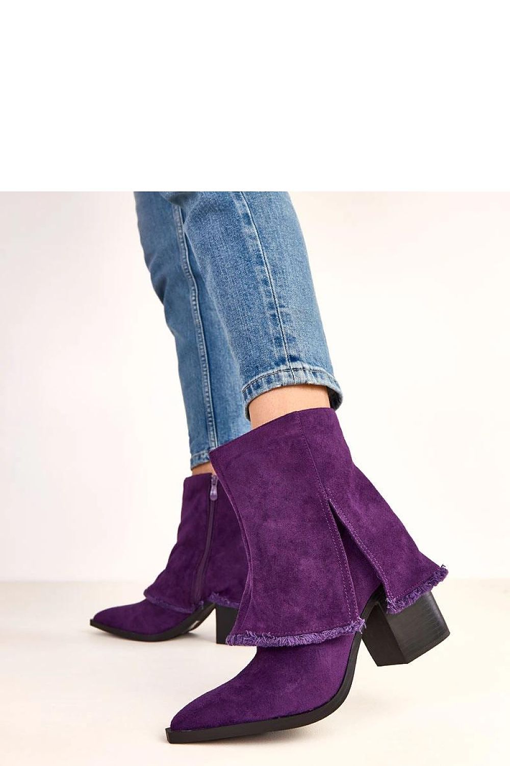  Botine cu toc model 220269 Solea 