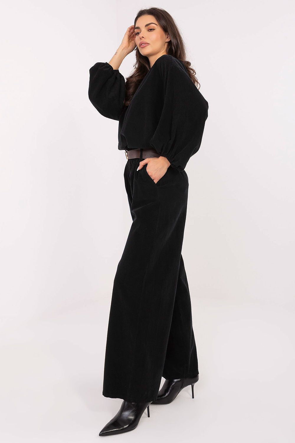  Pantaloni din catifea model 220280 Italy Moda 