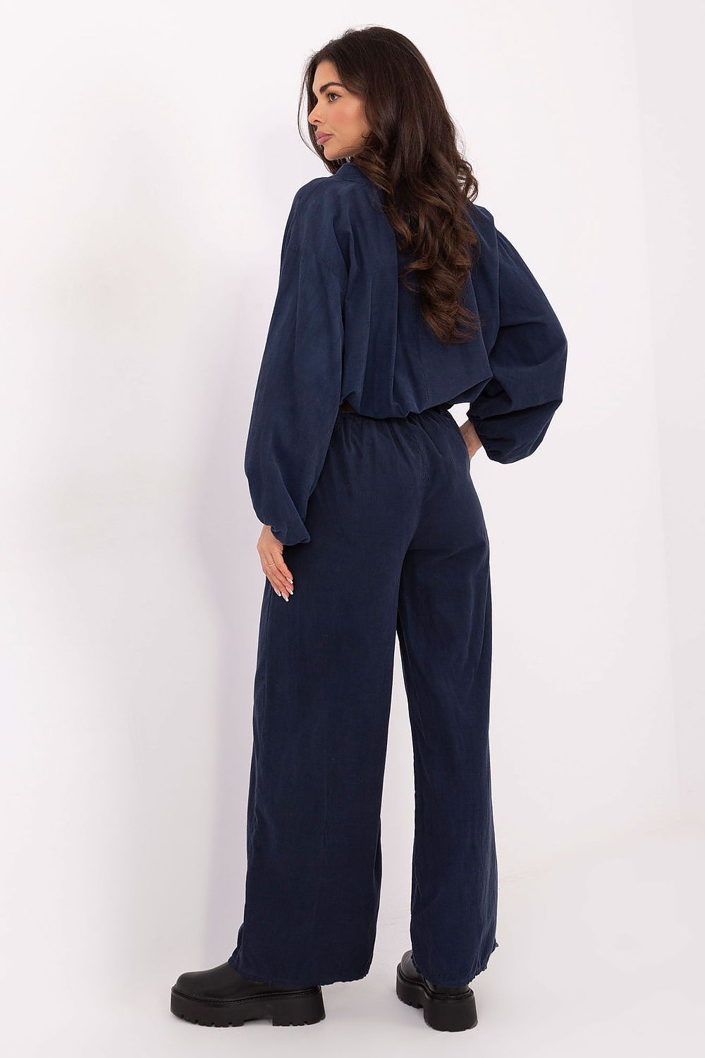  Pantaloni din catifea model 220281 Italy Moda 