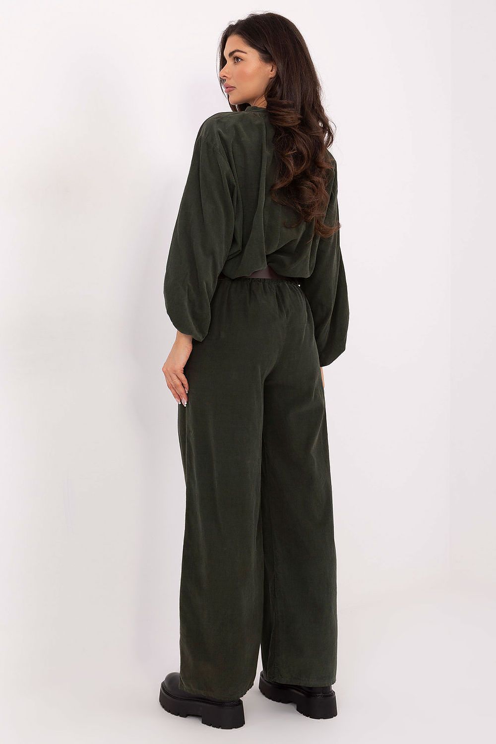  Pantaloni din catifea model 220283 Italy Moda 