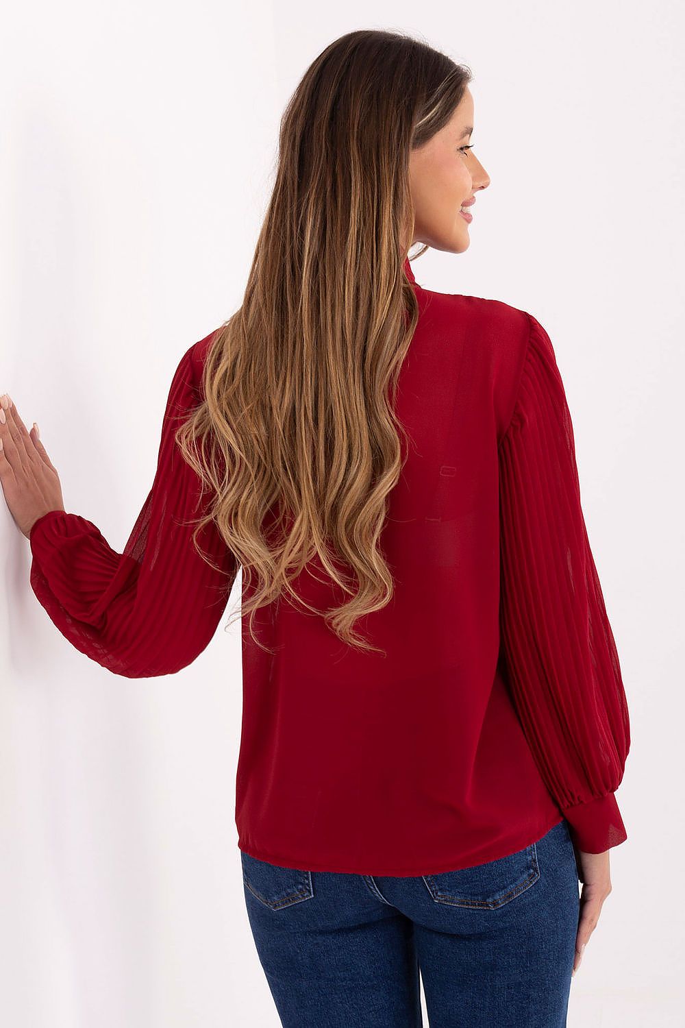  Cămaşă cu mânecă lungă model 220301 Italy Moda 
