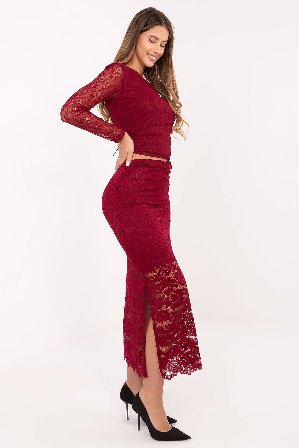  Fustă din dantelă model 220326 Italy Moda 