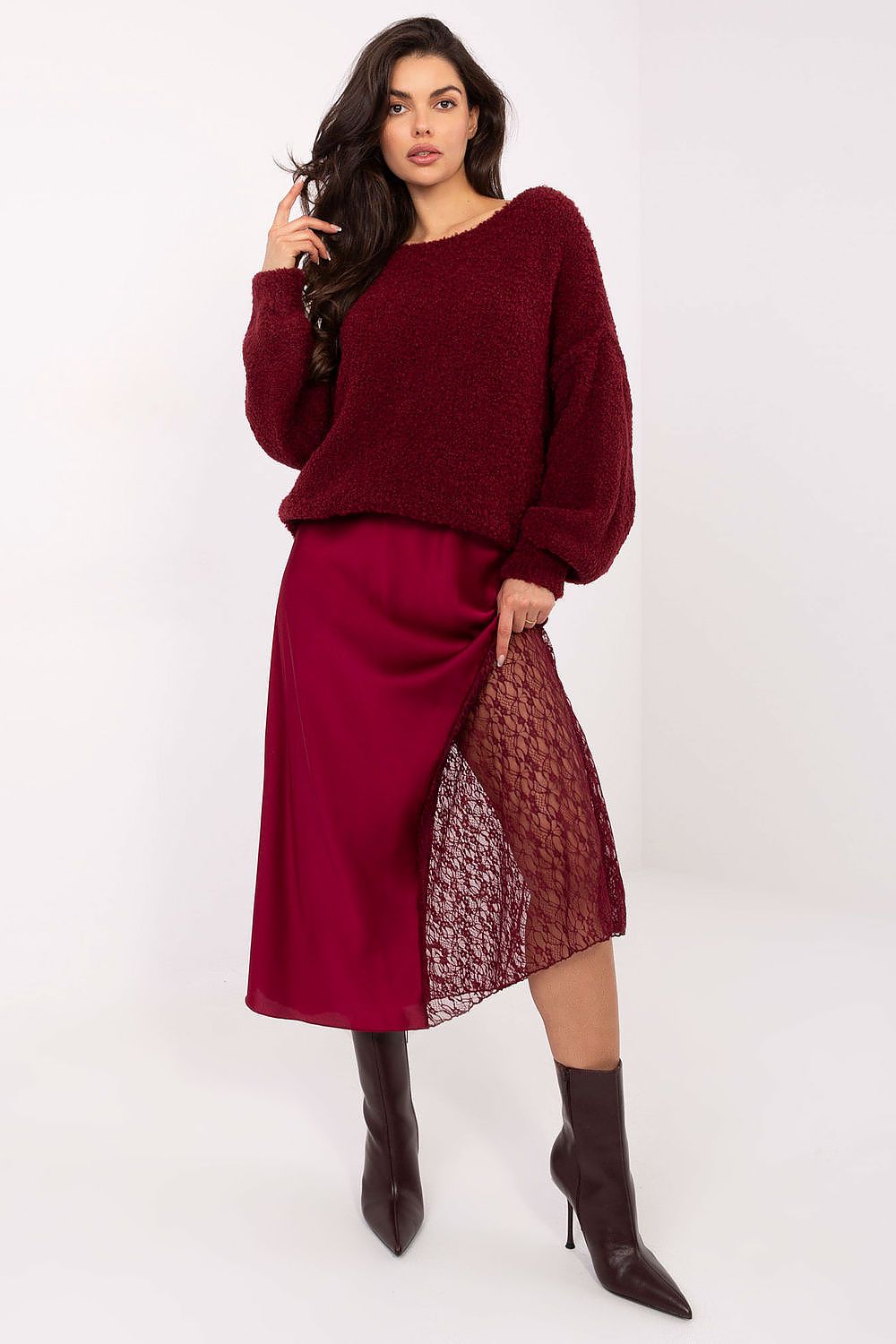  Fustă din dantelă model 220428 Rue Paris 