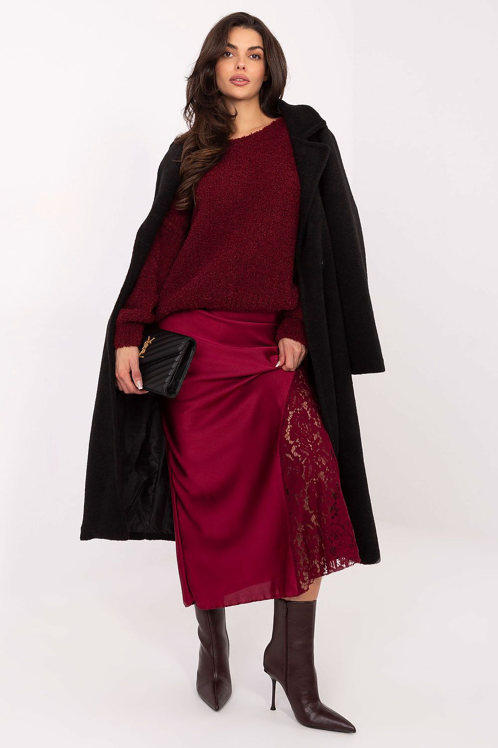  Fustă din dantelă model 220436 Rue Paris 