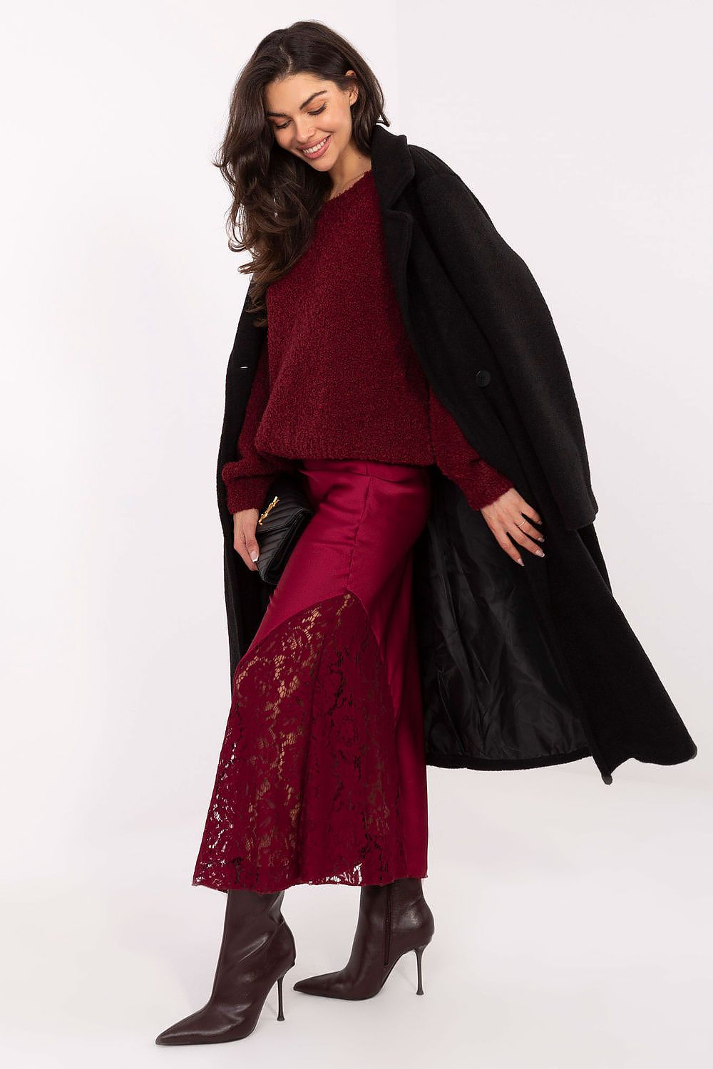  Fustă din dantelă model 220436 Rue Paris 